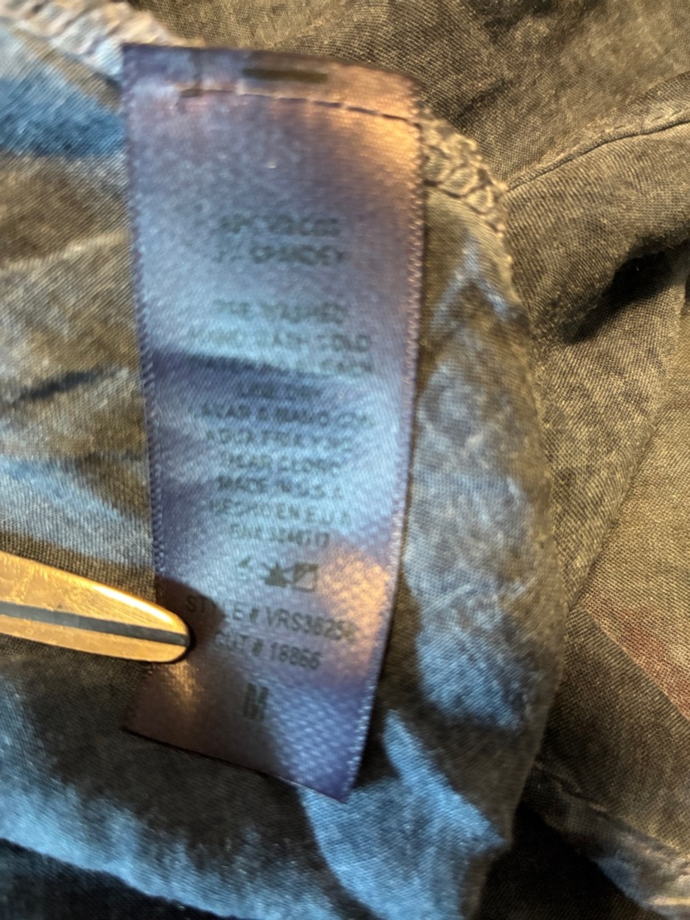 T Party Cardigan Duster Denim Blue Wash Size M - Picture 7 of 8